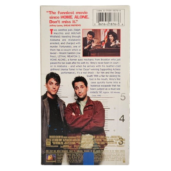 My Cousin Vinny 1992 VHS, R Comedy Crime Movie | Good Used Condition | Brown - Picture 2 of 5